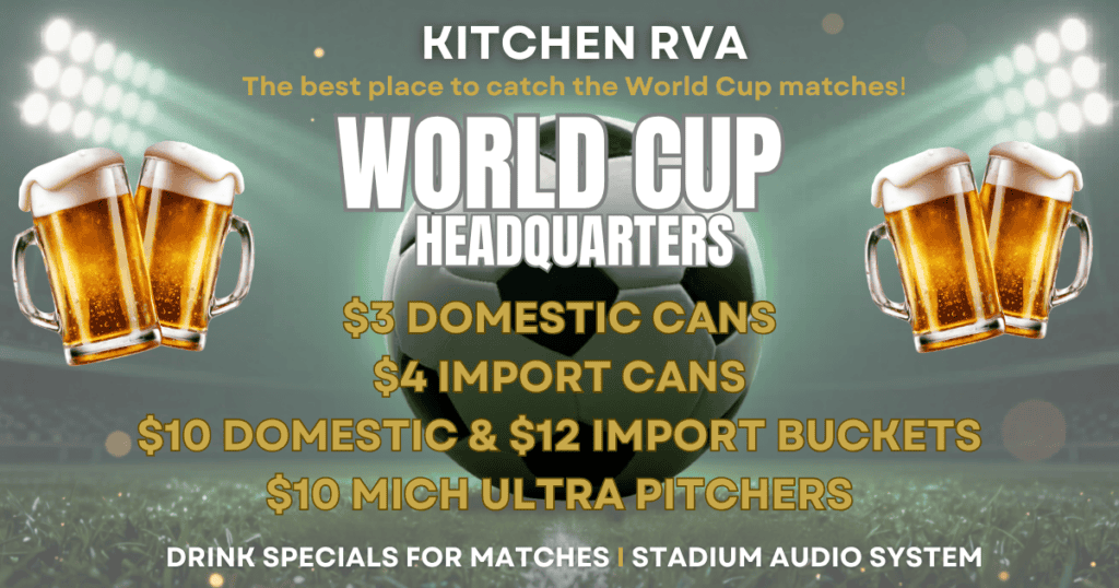 World Cup drink specials